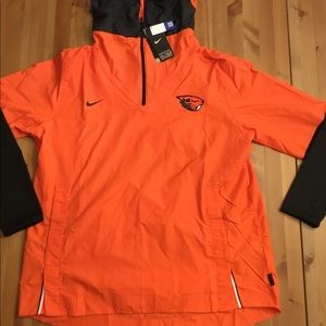 new men’s small Nike Oregon State Beavers Repel Hoodie Jacket BSBL
